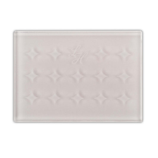 Lash Palette: Frosted Glass Glue Palette