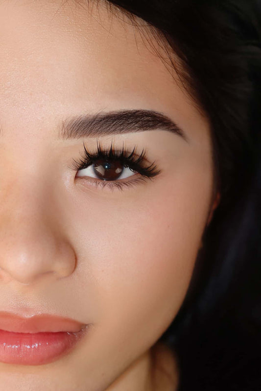 Lash mapping for hooded eyes