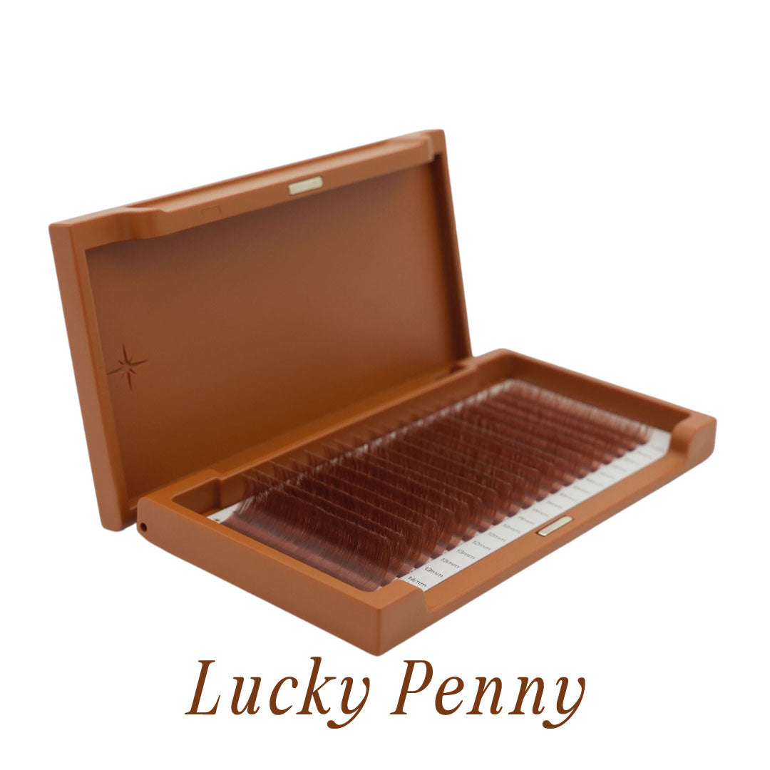 Brown Artistry Shades |  Lucky Penny  |  Everything Lashes .03mm (20 Rows/Tray)