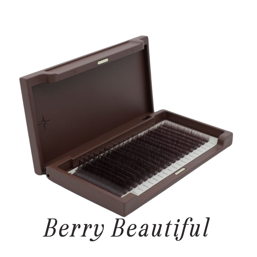 Brown Artistry Shades |  Berry Beautiful  |  Everything Lashes .03mm (20 Rows/Tray)
