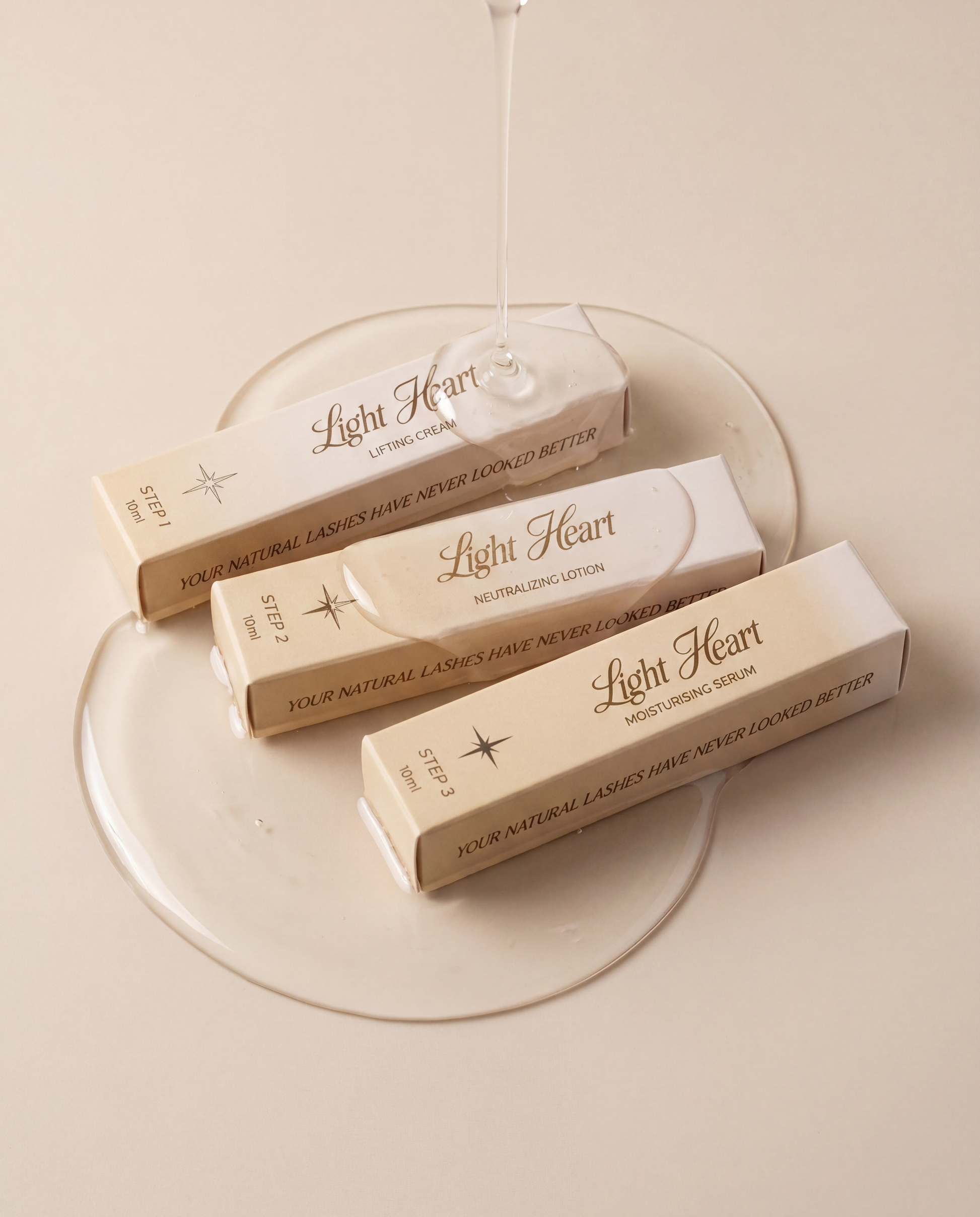 Light Heart Lash Lift Kit | Korean + Standard | Cysteamine +