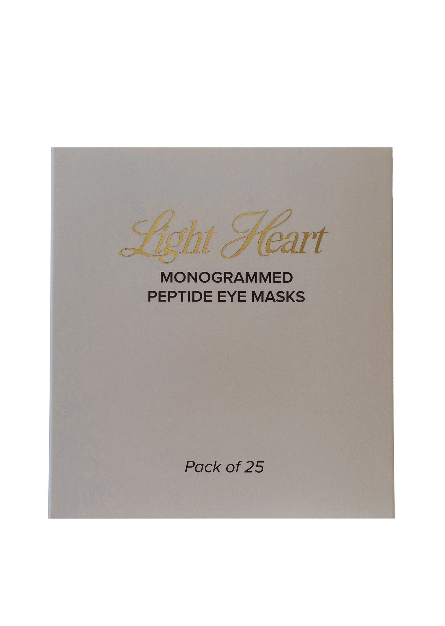 Monogrammed Peptide Eye Masks Retail Pack - 20 count