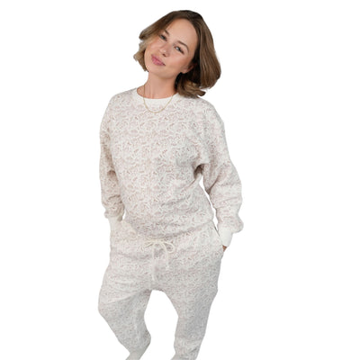 size medium light heart angel sweat suit